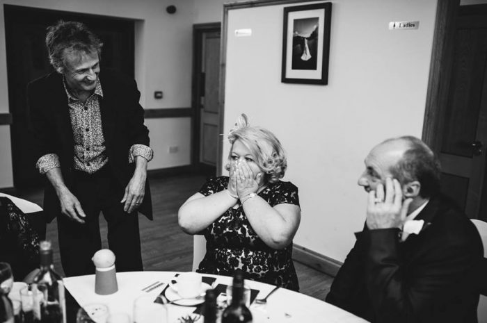 Guests at a Brdigend Hotel